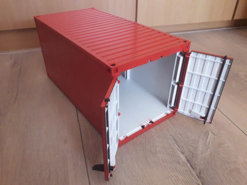 bruder container past bij tamiya truck trailer lading, Elektro, Schaal 1:14, Nieuw, Ophalen of Verzenden