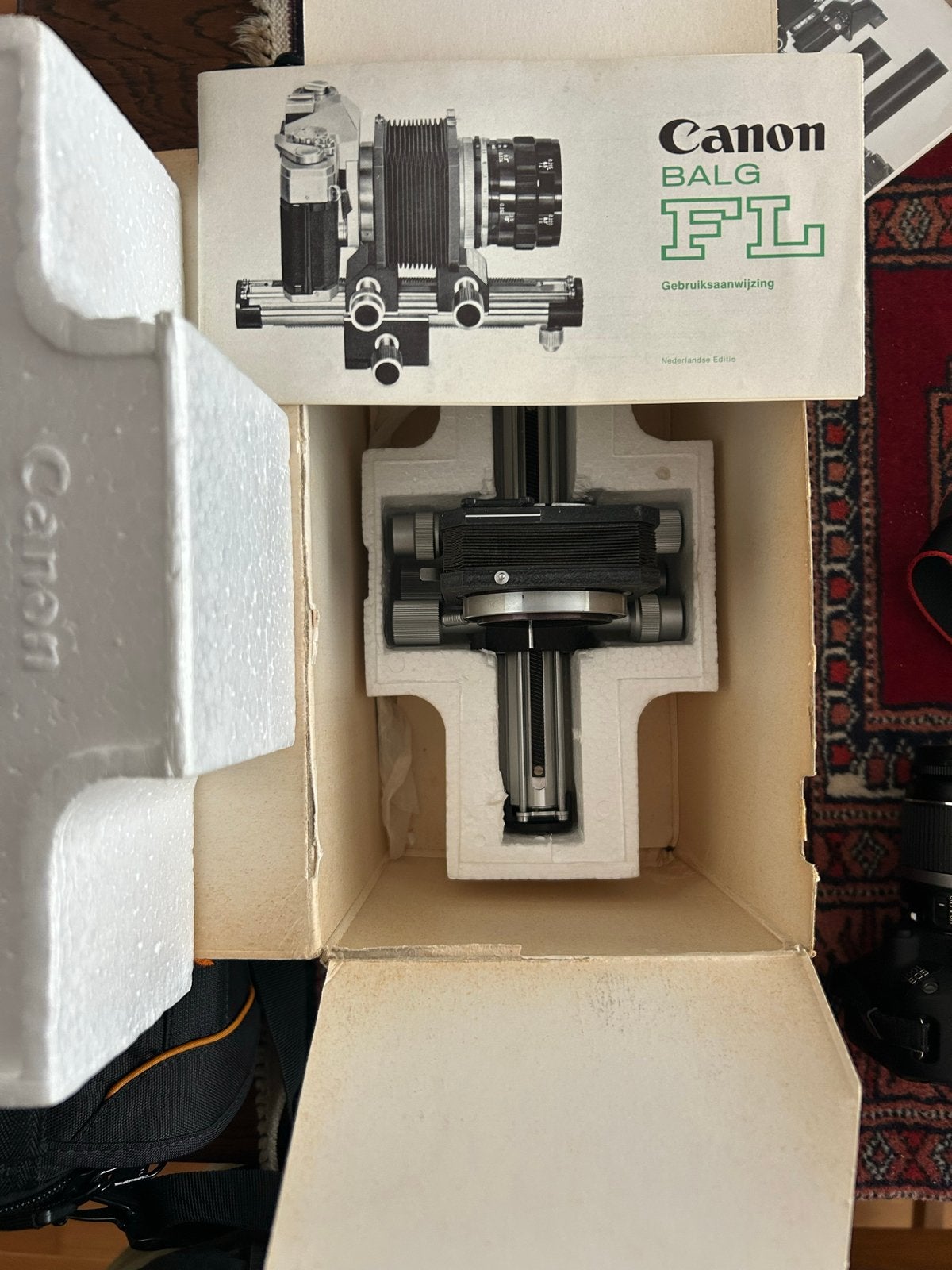 Canon BALG FL Balgapparaat voor Macrofotografie, Canon, Overige typen, Ophalen of Verzenden, Zo goed als nieuw