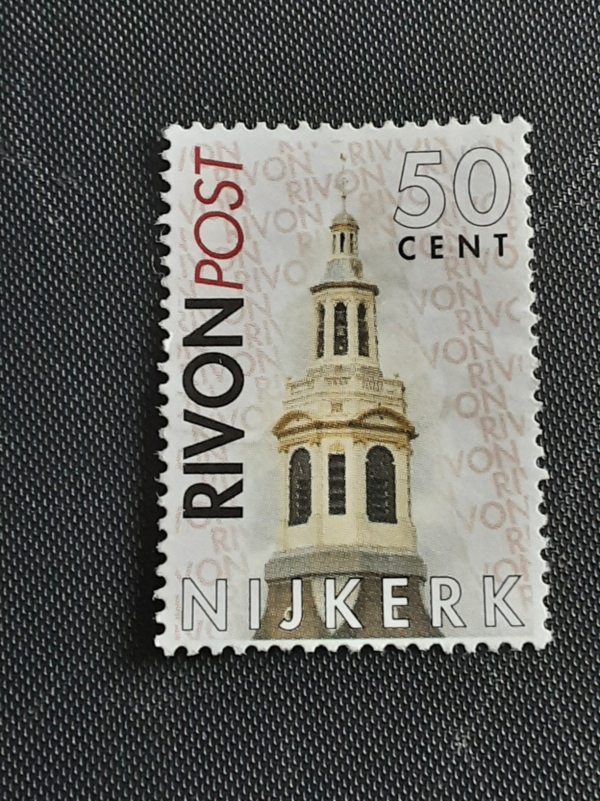 Rivon Post.  Nijkerk Toren van de Grote Kerk (gest), Ophalen of Verzenden