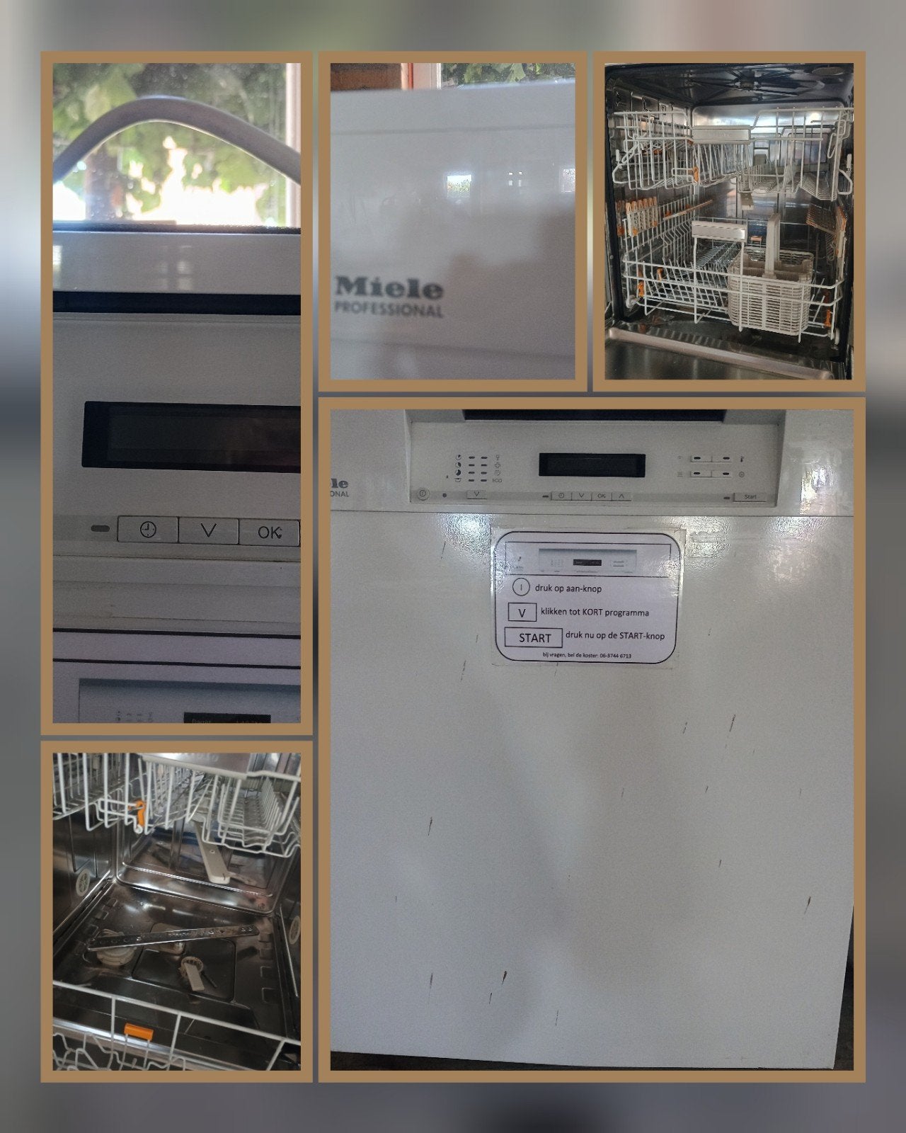 Miele inbouw vaatwasser, Ophalen of Verzenden, Zo goed als nieuw, Inbouw, Minder dan 85 cm