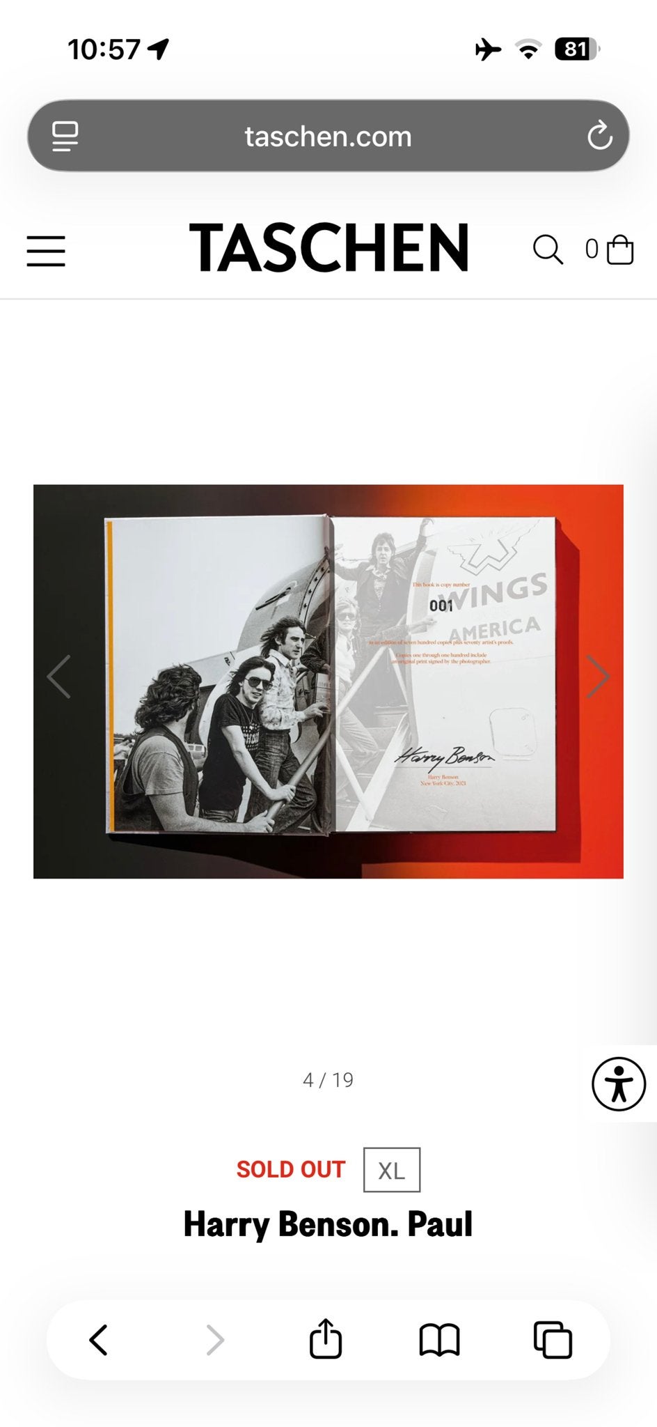 Harry Benson. Paul - Collector's Edition (XL) SOLD OUT, Ophalen of Verzenden, Zo goed als nieuw, Wereld overig