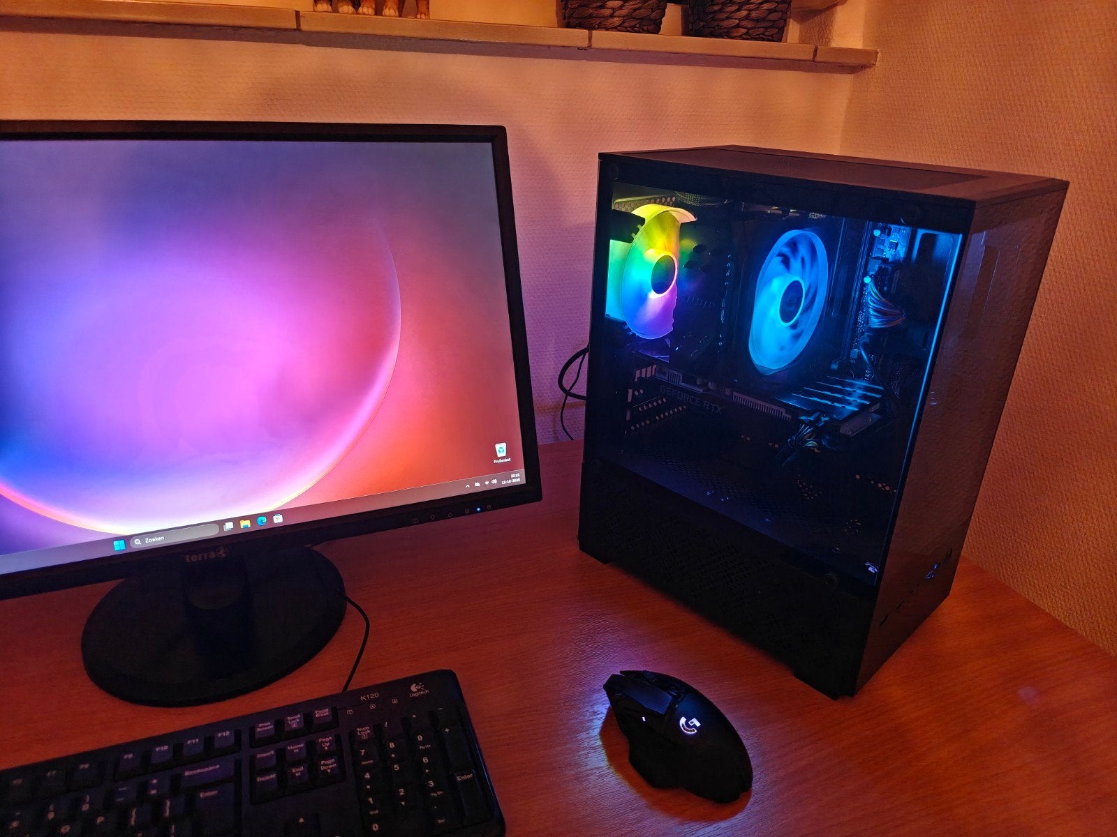 Gaming PC - Intel i5-12400 RTX 2060 512GB NVME 16GB RAM, Computers en Software, Ophalen, Gaming, SSD