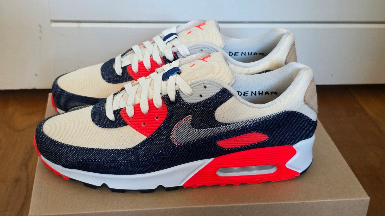Nike Air Max 90 Denham maat 44,5 DS, Nike air max, Overige kleuren, Verzenden, Nieuw