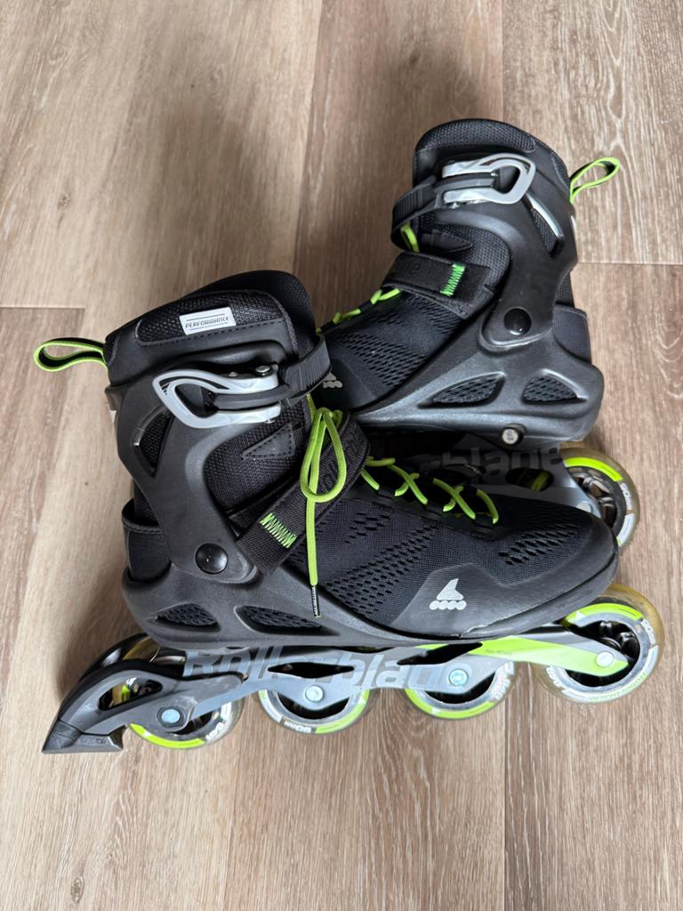 Rollerblade inline skates - Zwart/Neon Groen maat 43, Sport en Fitness, Schaatsen, Overige typen, Zo goed als nieuw, Ophalen, Overige merken
