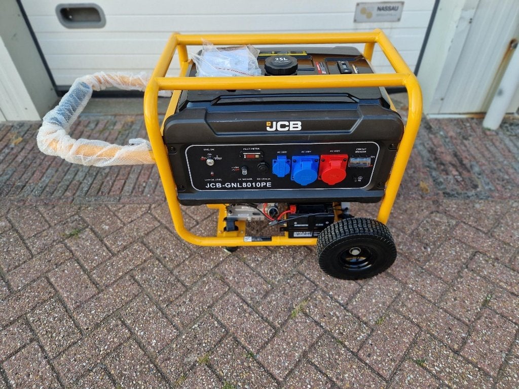 JCB GNL8010PE Benzine Aggregaat | 7,9 kW | NIEUW!, Benzine, Geluidgedempt, Nieuw, Ophalen of Verzenden