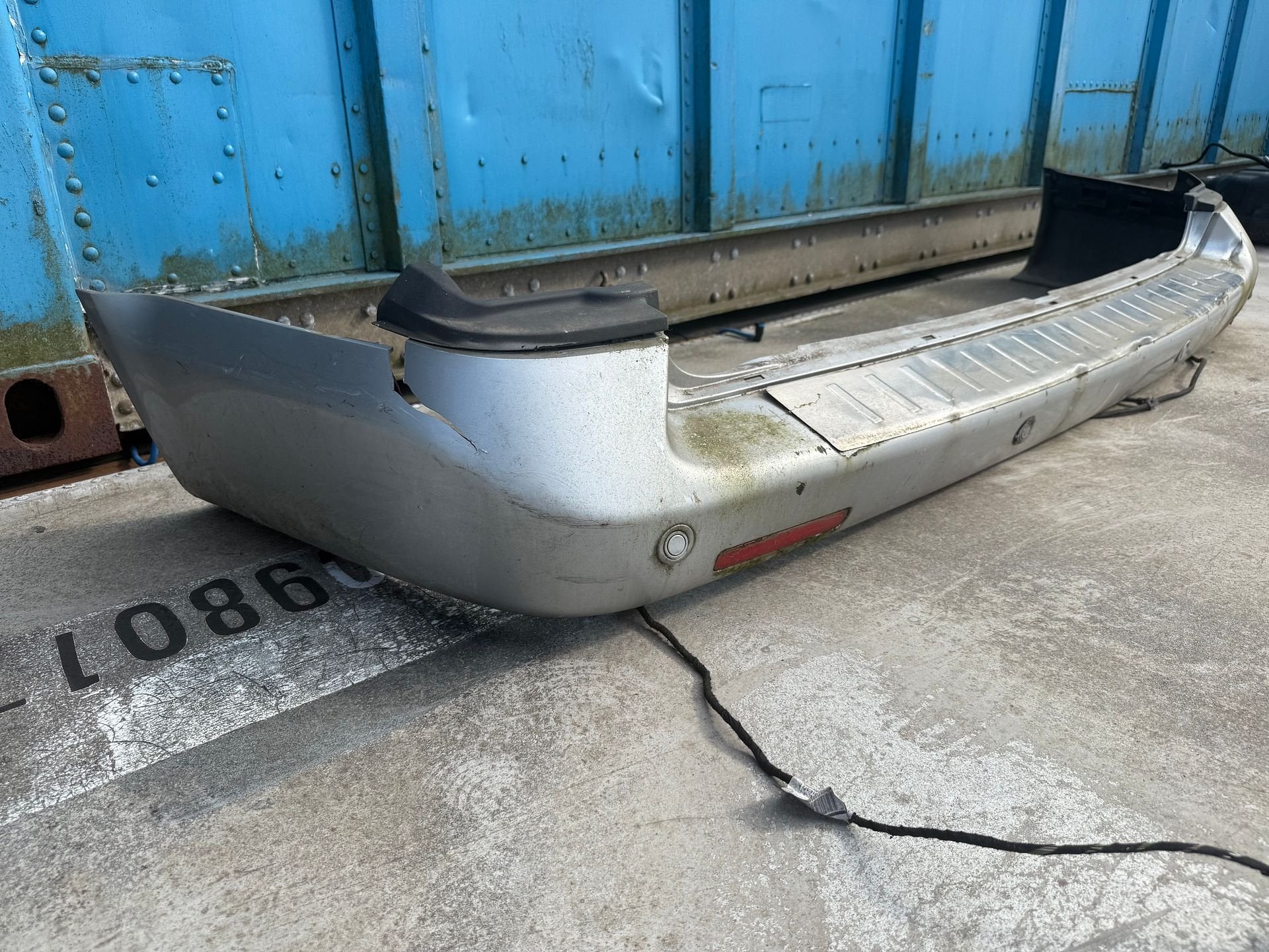Volkswagen T5 achterbumper LA7W, Auto-onderdelen, Carrosserie en Plaatwerk, Bumper, Volkswagen, Achter, Gebruikt, Ophalen