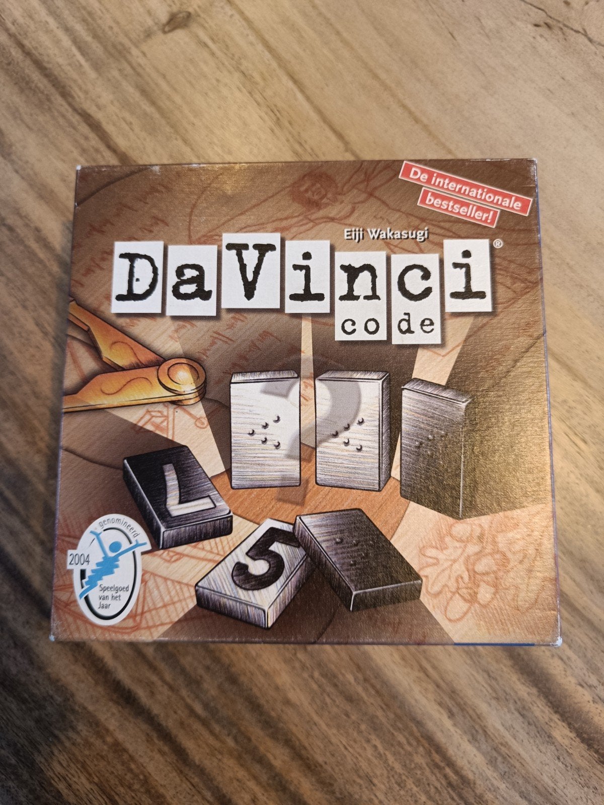 Da Vinci Code bordspel - Kraak de geheime code!, Drie of vier spelers, Ophalen of Verzenden, Zo goed als nieuw, Eiji Wakasugi