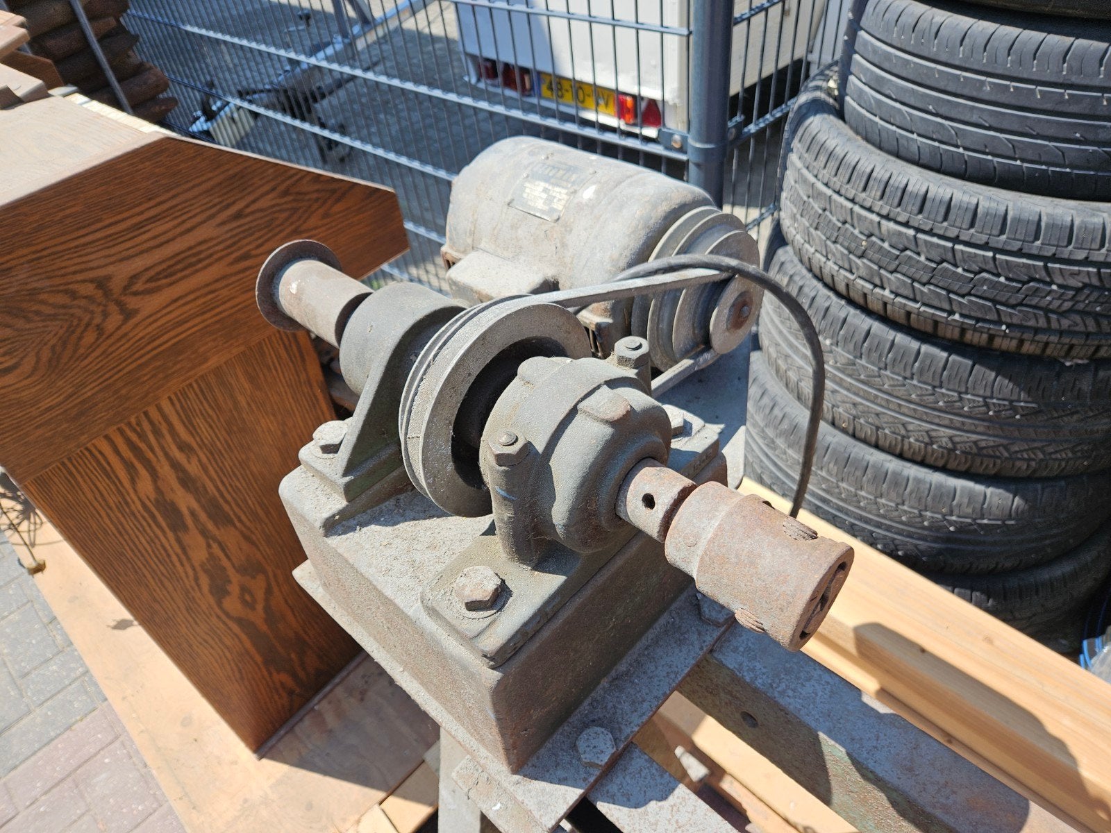 Robuuste Houtdraaibank met Beaumont Motor, Ophalen, Gebruikt, Houtdraaibank, 1000 mm of meer