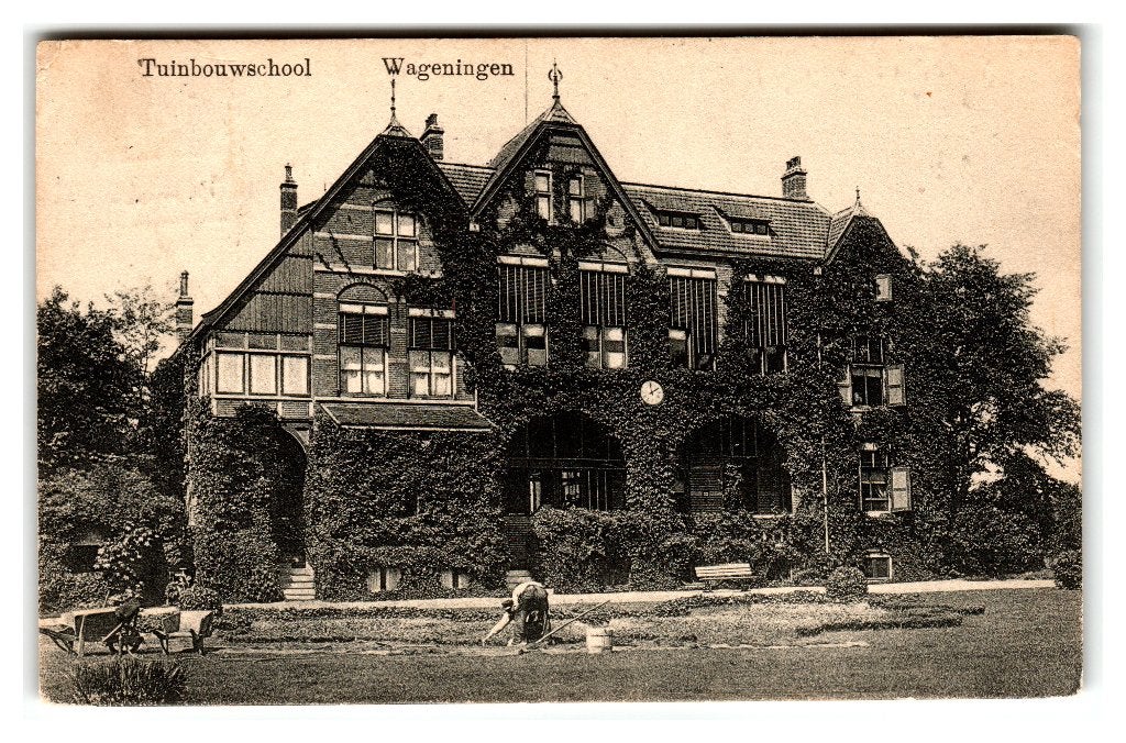 Wageningen, Tuinbouwschool, Verzamelen, Verzenden, Voor 1920, Gelopen, Gelderland