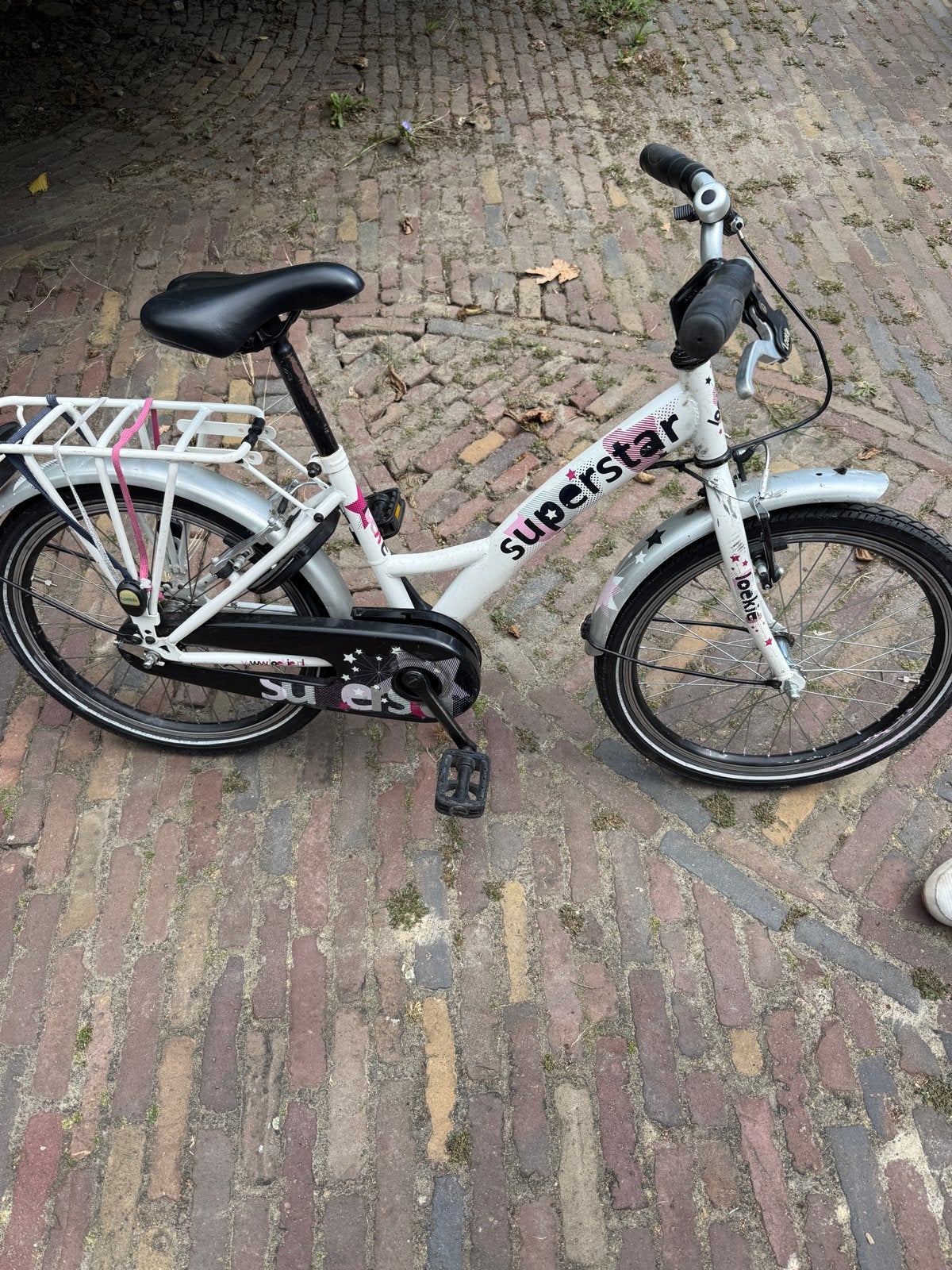 Loekie Superstar 20 inch kinderfiets - Opknapper, Fietsen en Brommers, Ophalen, Gebruikt, Terugtraprem, 20 inch of meer