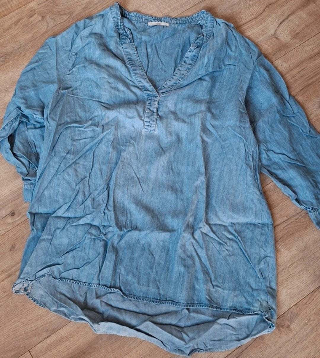 Esprit spijkerblouse maat M, Maat 38/40 (M), Blauw, Ophalen of Verzenden, Gedragen