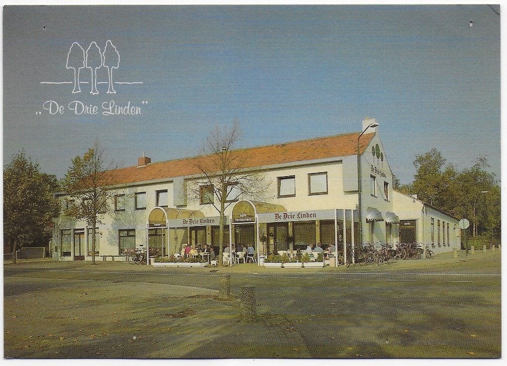 Luyksgestel Hotel Drie Linden Gelopen Ansichtkaart B4679, Ophalen of Verzenden, 1980 tot heden, Gelopen
