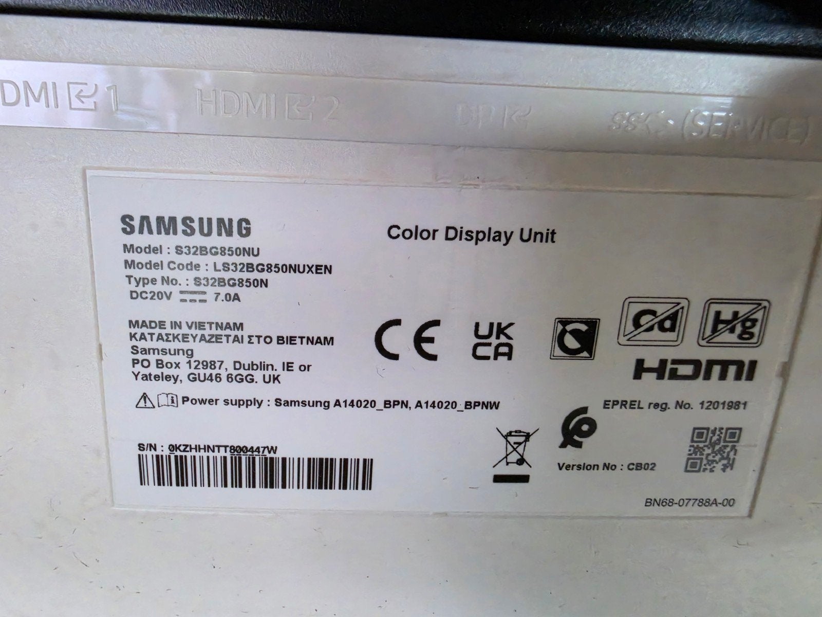 Foto 5 van Samsung Odyssey Neo G8 S32BG850NP Curved 240Hz Monitor