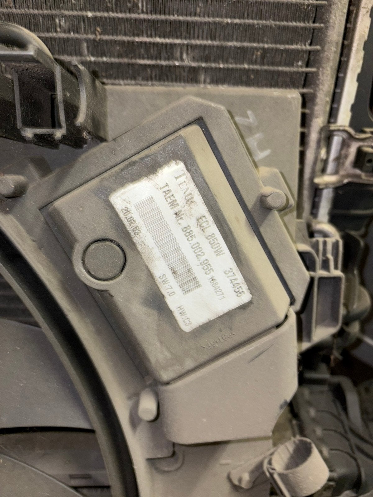 Mercedes e320 w211 radiateur olie koeler ventilator, Auto-onderdelen, Motor en Toebehoren, Ophalen of Verzenden, Gebruikt, Mercedes-Benz