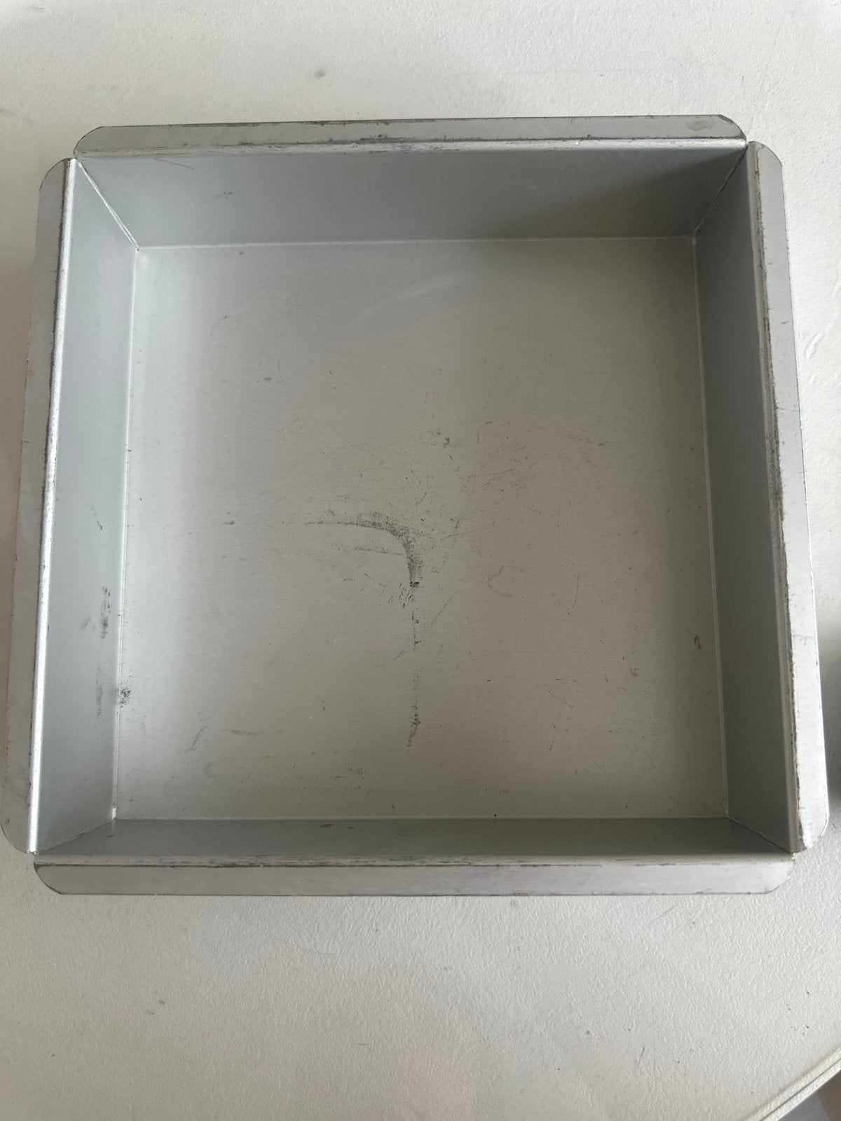 Vierkante bakvorm 20x20cm - Zo goed als nieuw, Ophalen of Verzenden, Zo goed als nieuw