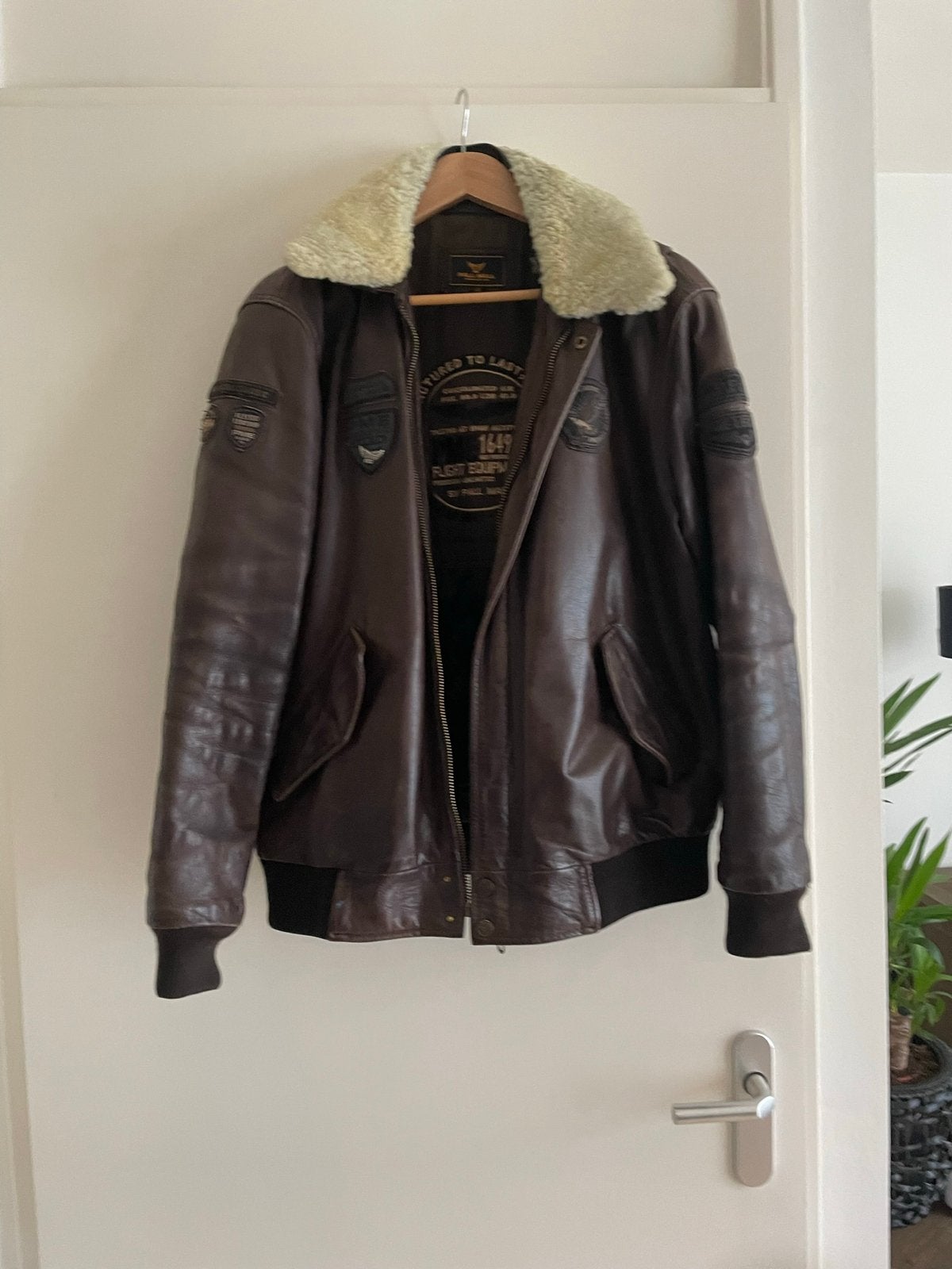 Pall Mall pilot jack, Kleding | Heren, Ophalen of Verzenden, Gedragen, Maat 48/50 (M), Bruin
