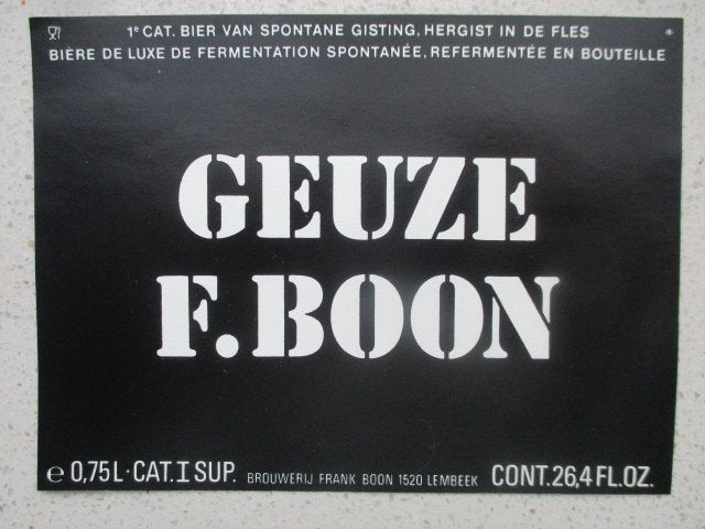 bieretiket Belgie 26-7 (8M) boon, Verzamelen, Biermerken, Ophalen of Verzenden, Nieuw, Overige typen, Overige merken