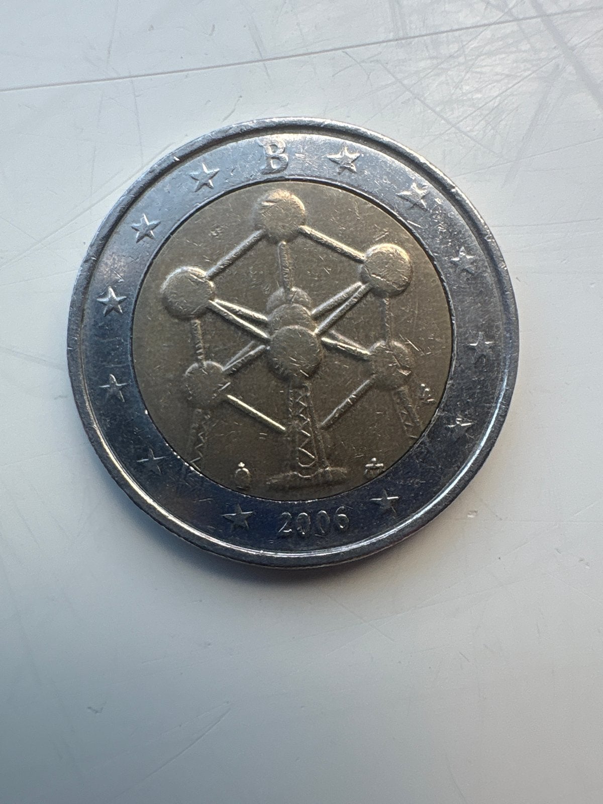 2 Euro België 2006 Atomium, Postzegels en Munten, Munten | Europa | Euromunten, Ophalen, België, 2 euro, Losse munt