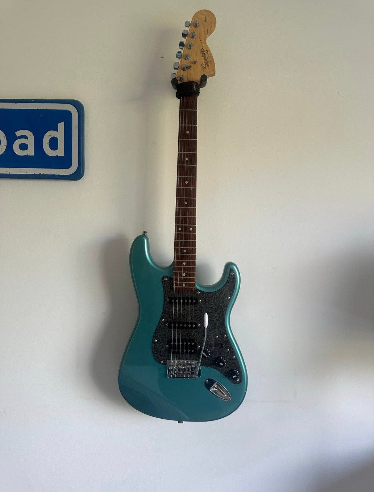 Squier Fender Stratocaster HSS, Ophalen, Zo goed als nieuw, Solid body, Fender