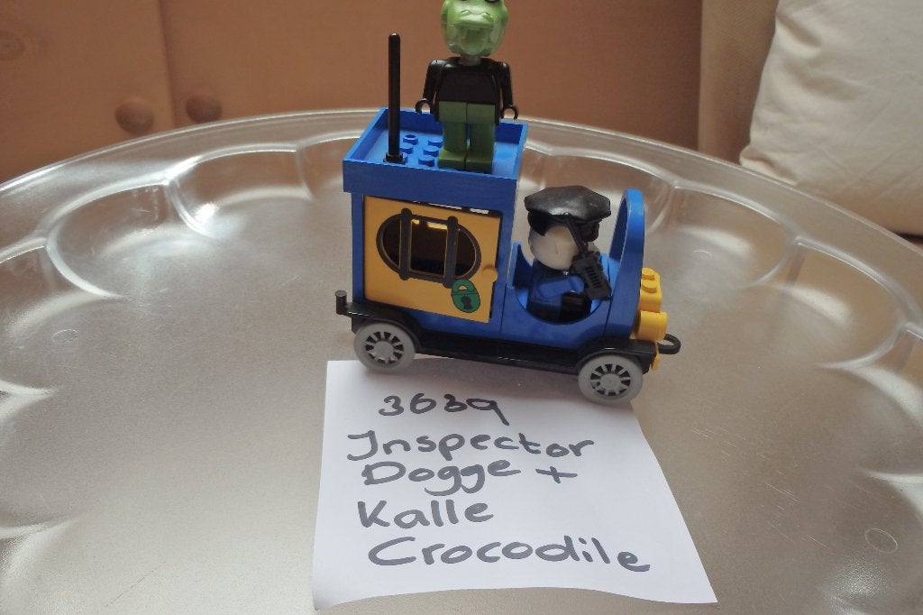 Lego Fabuland Inspector Dogge + Calle Crocodile, 3639, Kinderen en Baby's, Speelgoed | Duplo en Lego, Lego, Compleet, Ophalen of Verzenden