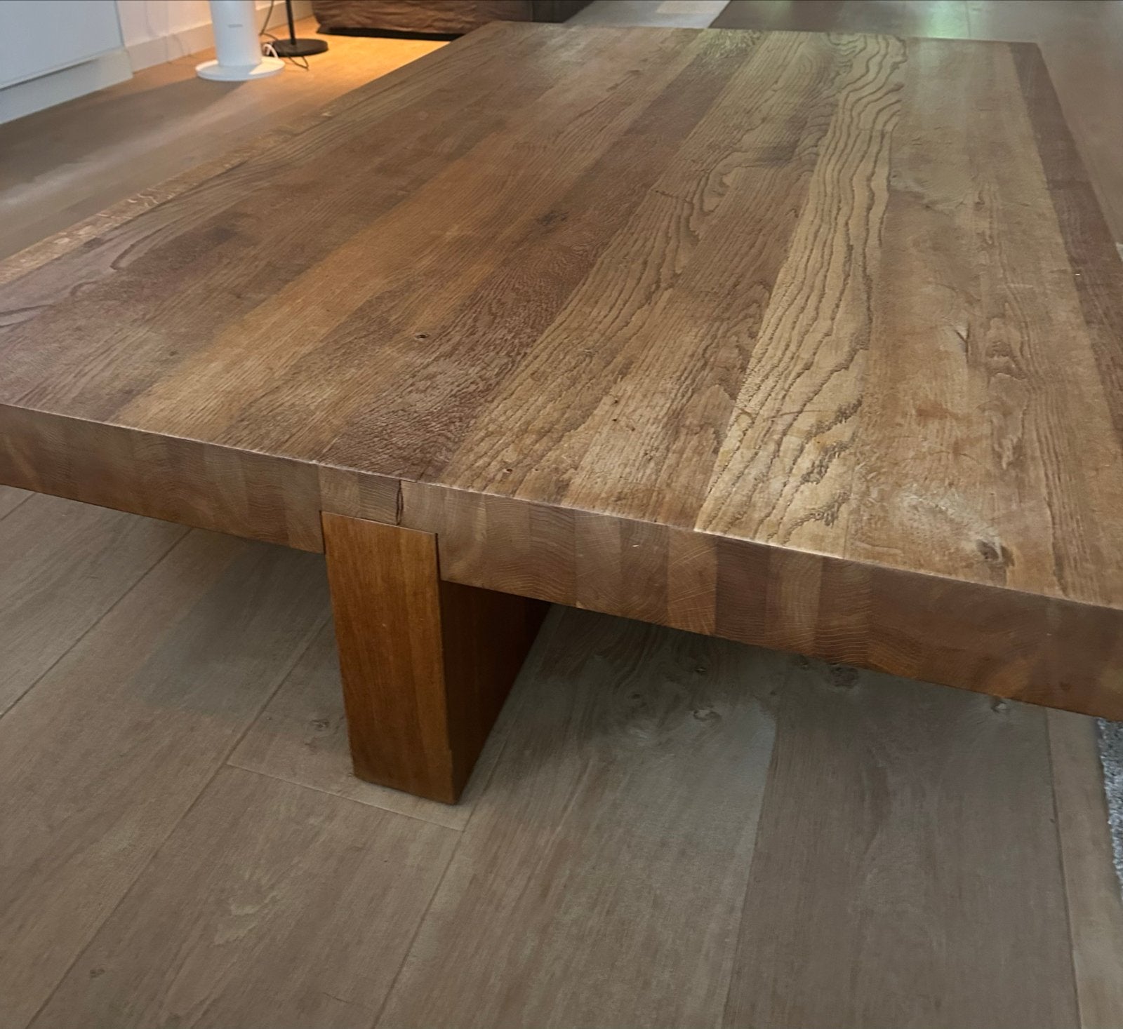 Linteloo Low Tide Salontafel van Roderick Vos, Ophalen, Gebruikt, 100 tot 150 cm, Eikenhout