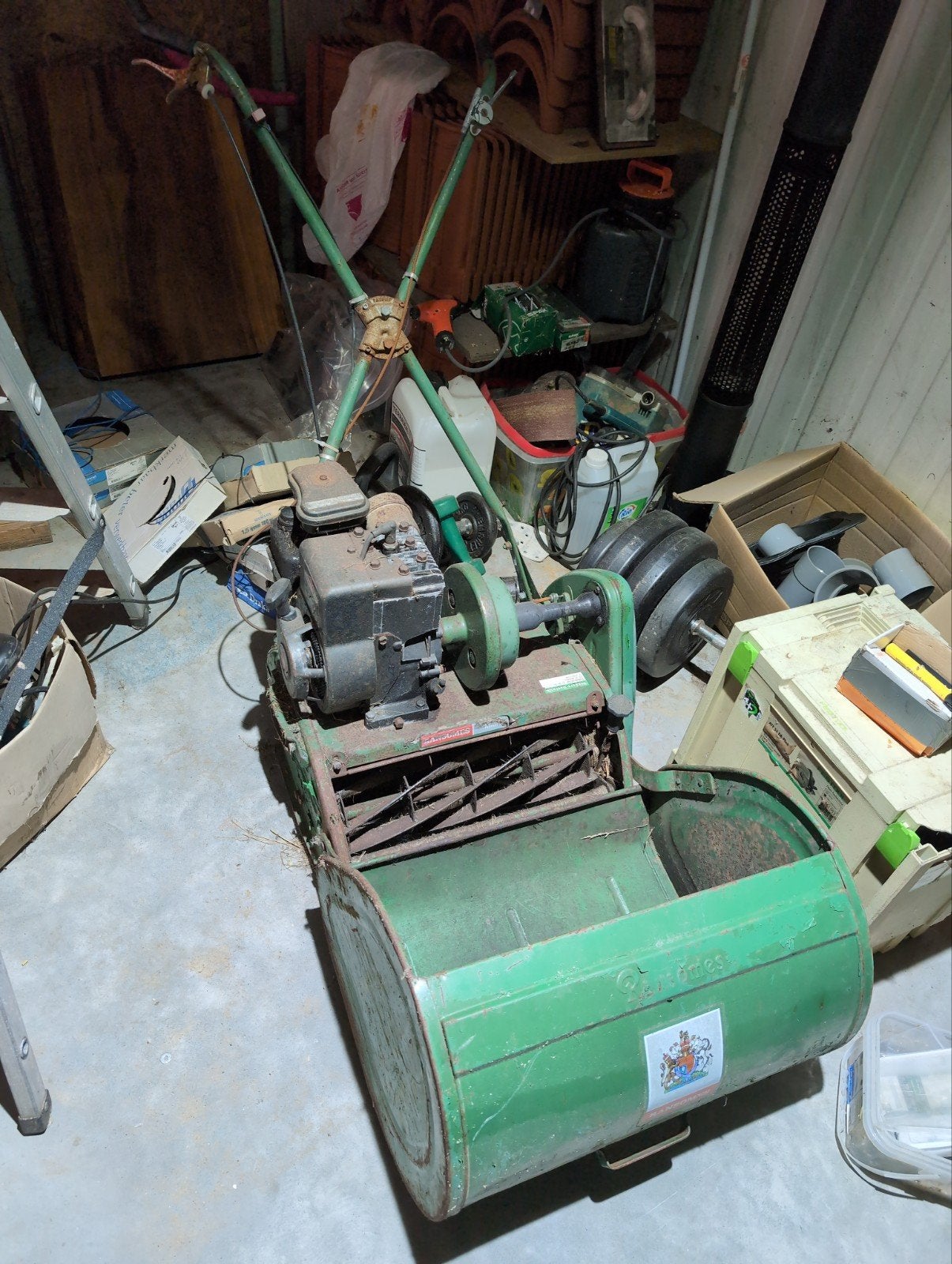 Ransomes Marquis Kooimesmaaier - Briggs & Stratton motor, Gebruikt, Ransomes, Benzine-grasmaaier, 40 t/m 49 cm