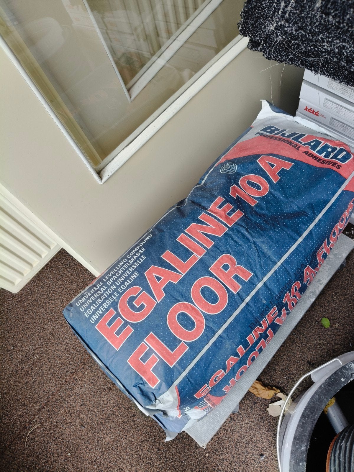 3 zakken egaline 25kg - Bijlard Egaline 10A Floor, Ophalen