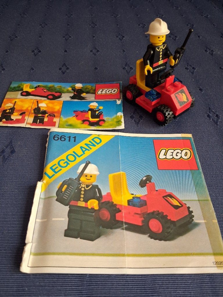 LEGO set nr. 602 Brandweer commandant, Gebruikt, Lego, LEGOLAND, Complete set