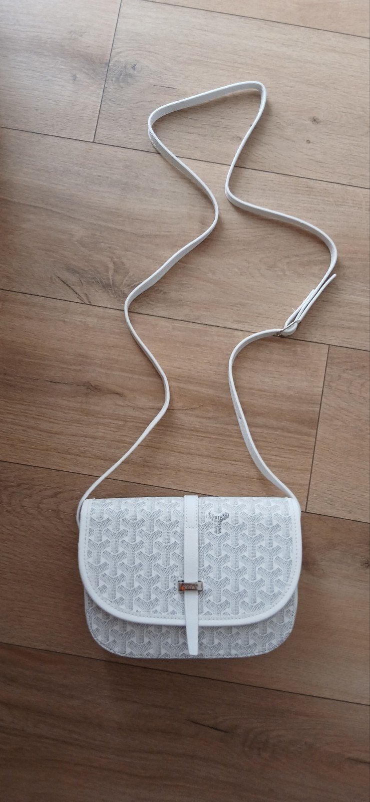 Goyard Schoudertas – Kleur Wit €50, Sieraden, Tassen en Uiterlijk, Tassen | Schoudertassen, Nieuw, Wit, Ophalen of Verzenden