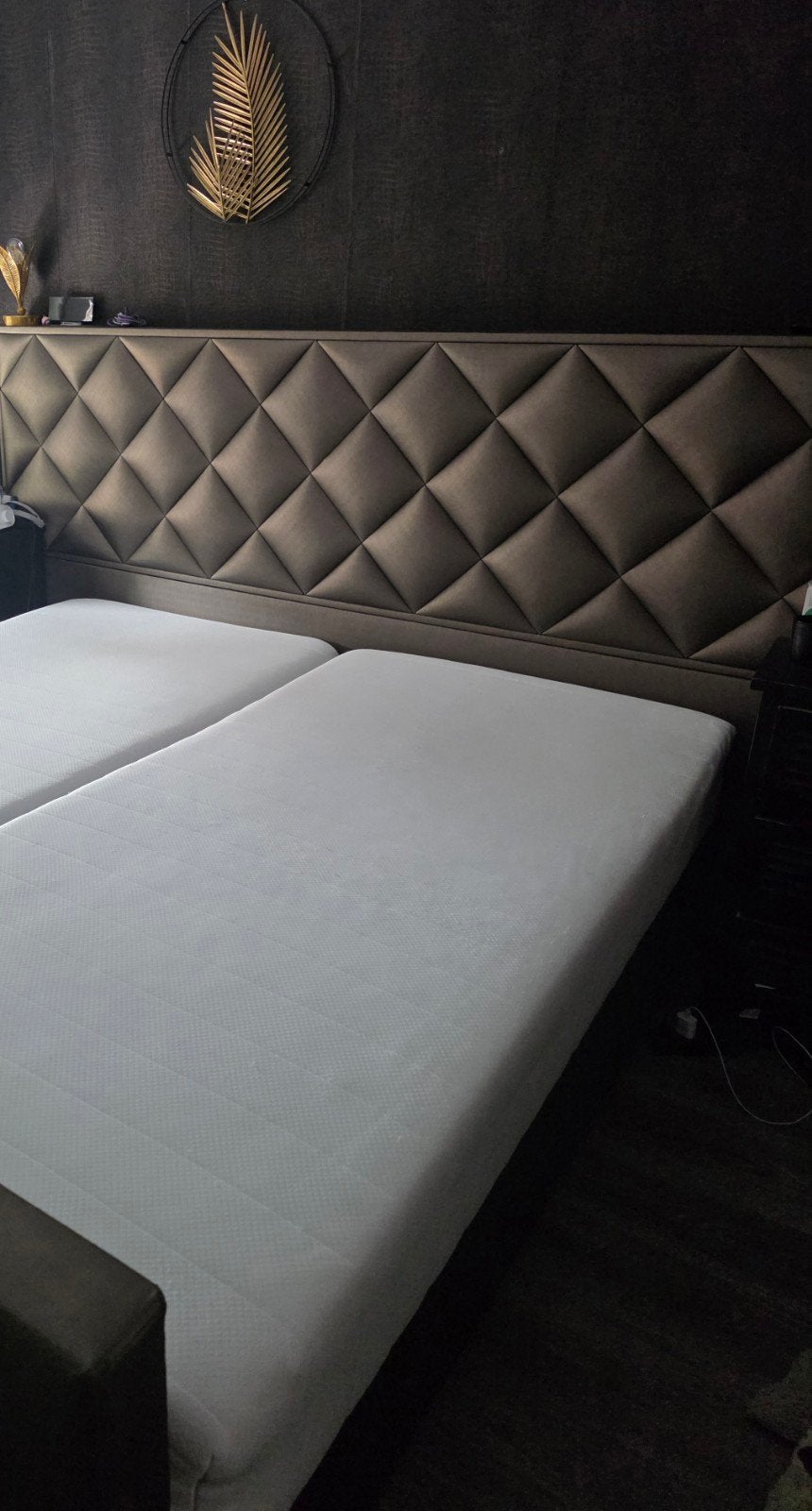 Koudschuim matras 100x210 - 30 cm dik - HR55, Ophalen, Zo goed als nieuw, Tweepersoons
