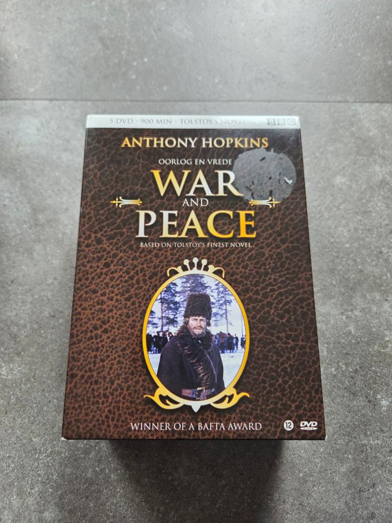 War and Peace (Oorlog en Vrede) - BBC 5 DVD Boxset, Historisch of Kostuumdrama, Boxset, Ophalen of Verzenden, Zo goed als nieuw
