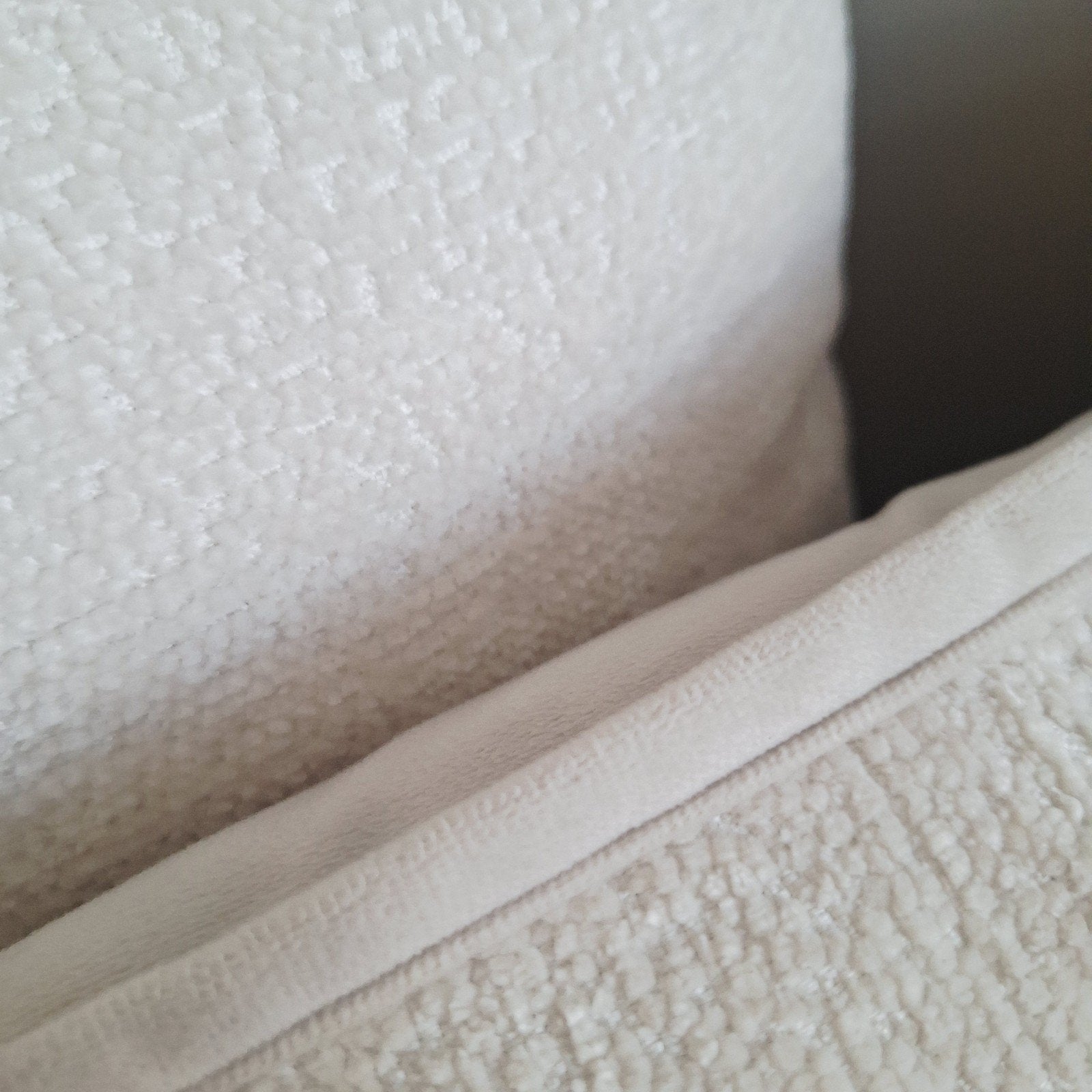 Chenille creme zachte kussens nieuw japandi stijl, Wit, Vierkant, Nieuw, Ophalen of Verzenden