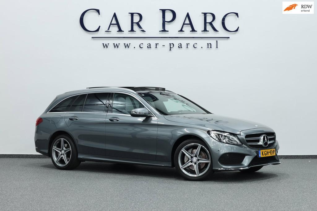 Mercedes-Benz C-klasse Estate 180 AMG Line LED/SFEER/PANORAM, Automaat, Achterwielaandrijving, Euro 6, Bluetooth