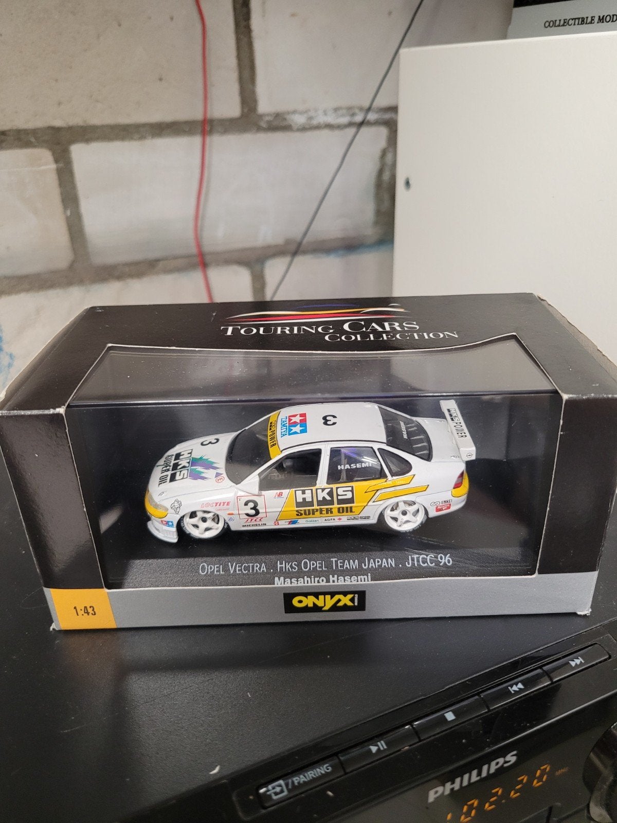 opel vectra onyx 1:43 XT008, Hobby en Vrije tijd, Modelauto's | 1:43, Ophalen of Verzenden, Zo goed als nieuw, Auto, Overige merken