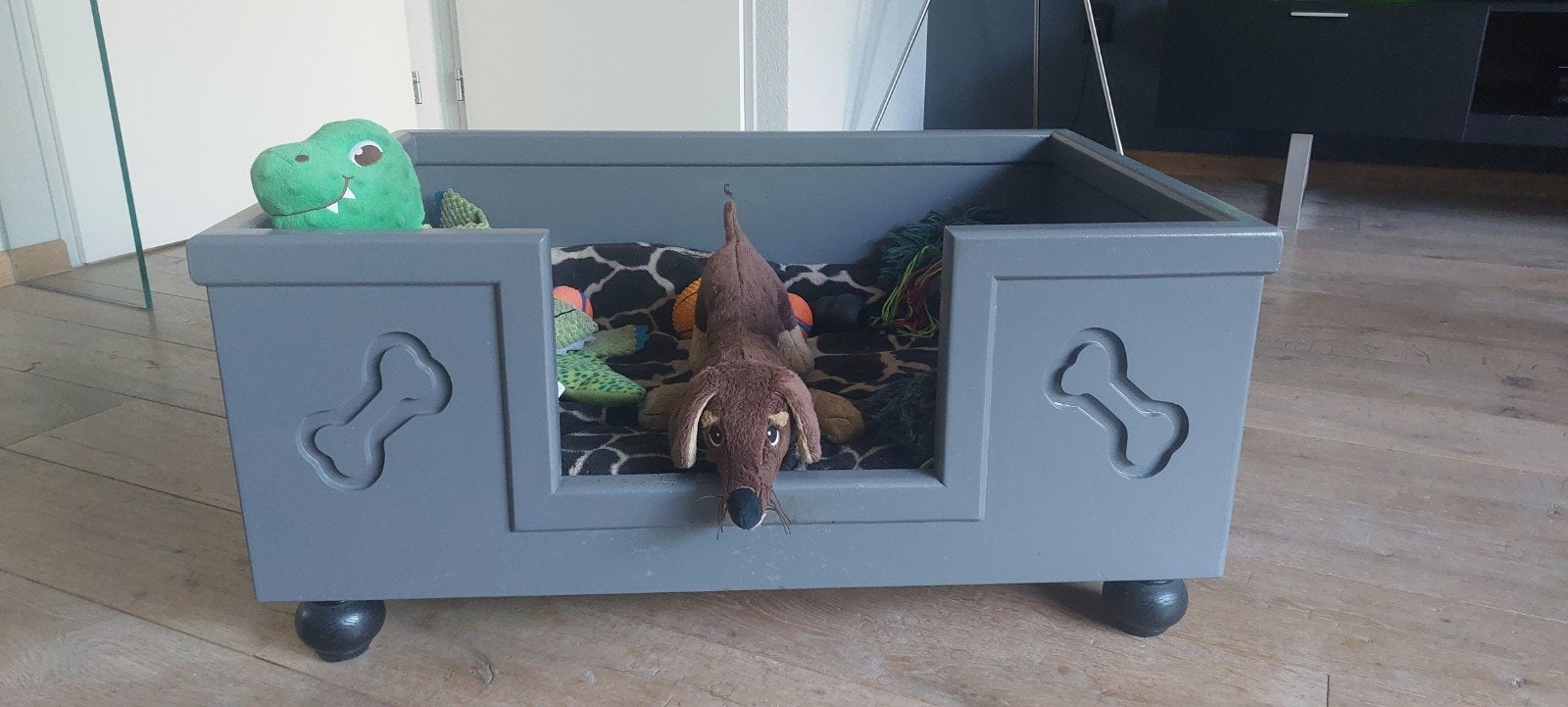 Houten hondenmand 80x 55 cm, Ophalen