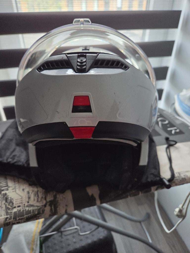 Te koop Nolan systeem helm, Motoren, Kleding | Motorhelmen, M, Systeemhelm, Ophalen of Verzenden, Tweedehands