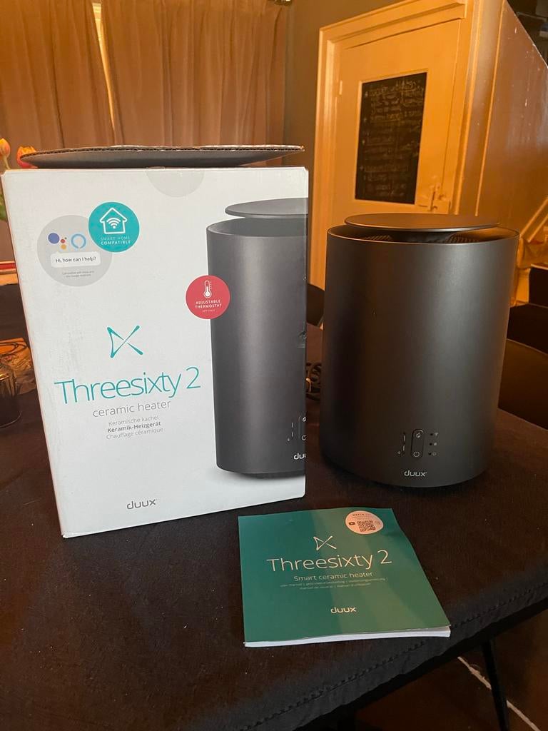Duux Threesixty 2 Slim design Keramische Kachel nieuw, Verwarmen, Minder dan 60 m³, Ophalen of Verzenden, Zo goed als nieuw