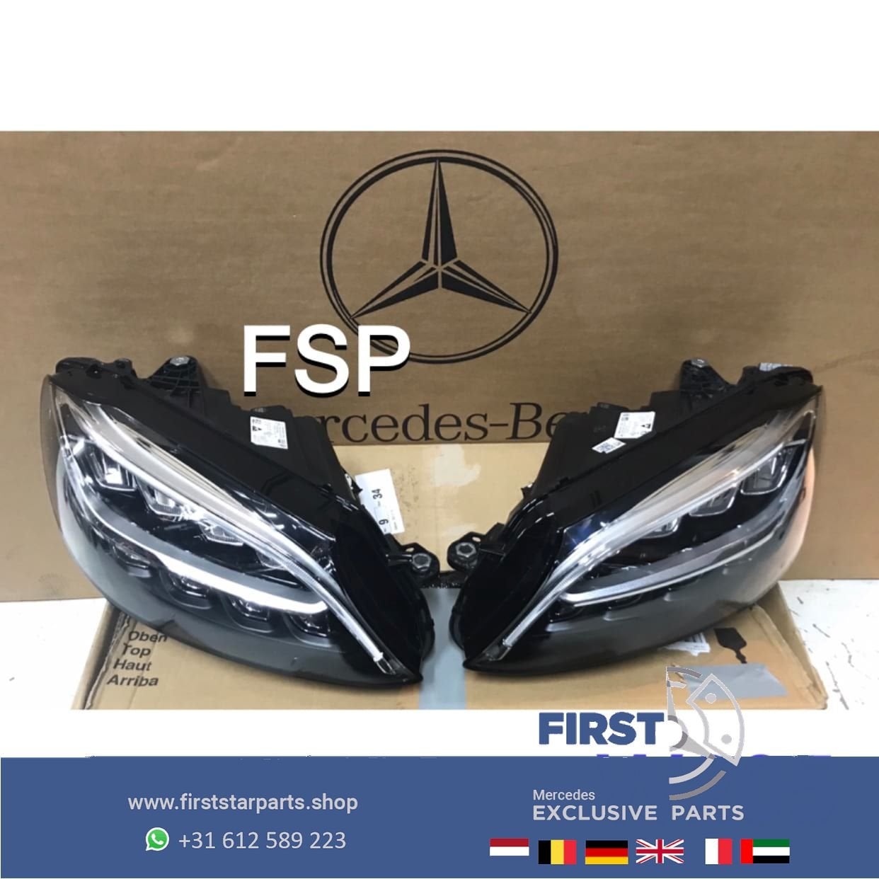 W205 Facelift LED High Performance koplamp set Mercedes C Kl, Gebruikt, -, Ophalen of Verzenden, -