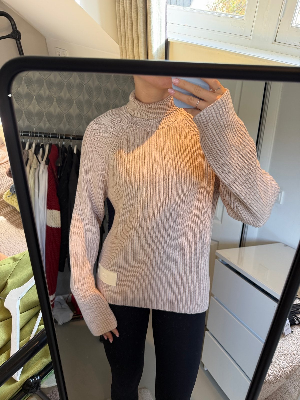 Ami Paris coltrui roze, Kleding | Dames, Ophalen of Verzenden, Zo goed als nieuw, Maat 38/40 (M), Roze