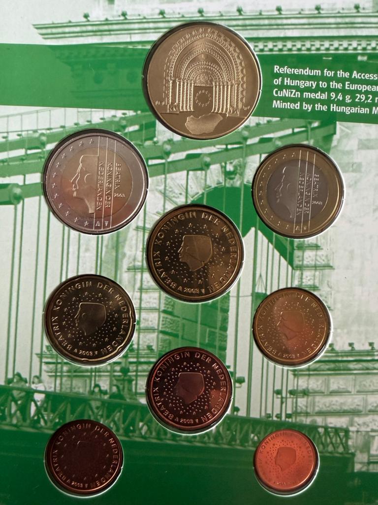 Nederlands Euro Muntenset 2003 - Koningin Beatrix, Postzegels en Munten, Ophalen, Overige landen, Overige waardes, Setje
