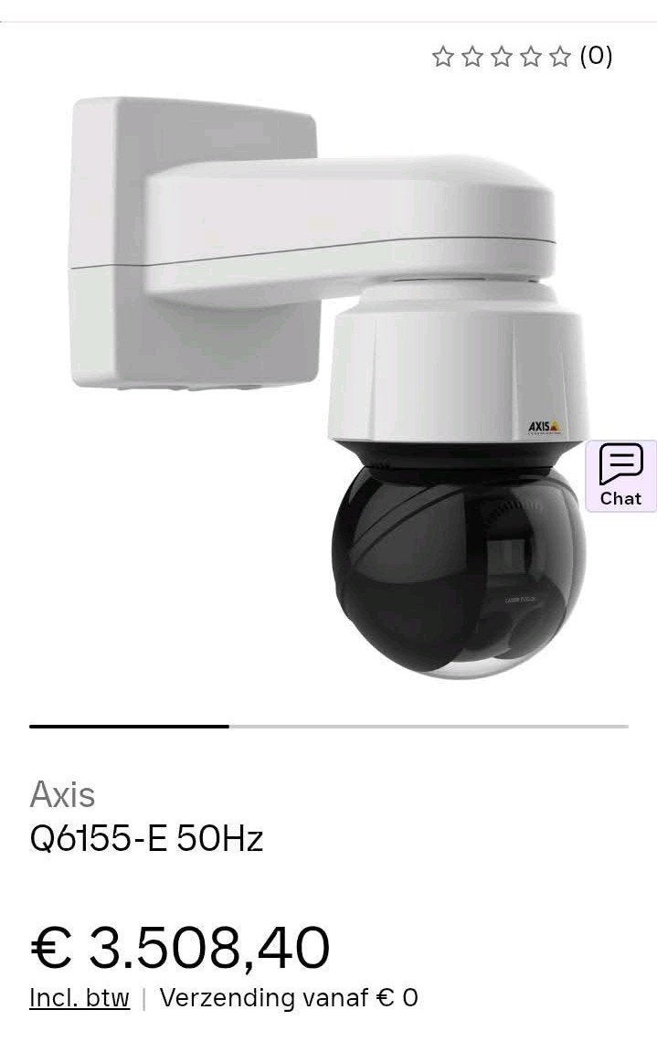 nieuwe AXIS Q6155-E 50hz bol camera bewakings camera, Ophalen of Verzenden, Nieuw, Buitencamera