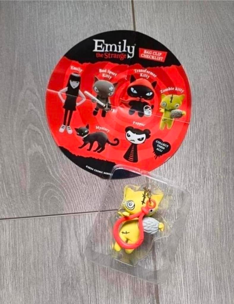 Emily the Strange - Zombie Kitty sleutelhanger, Ophalen of Verzenden, Nieuw