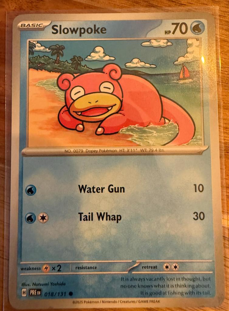 Slowpoke Prismatic Evolutions, Ophalen of Verzenden, Zo goed als nieuw
