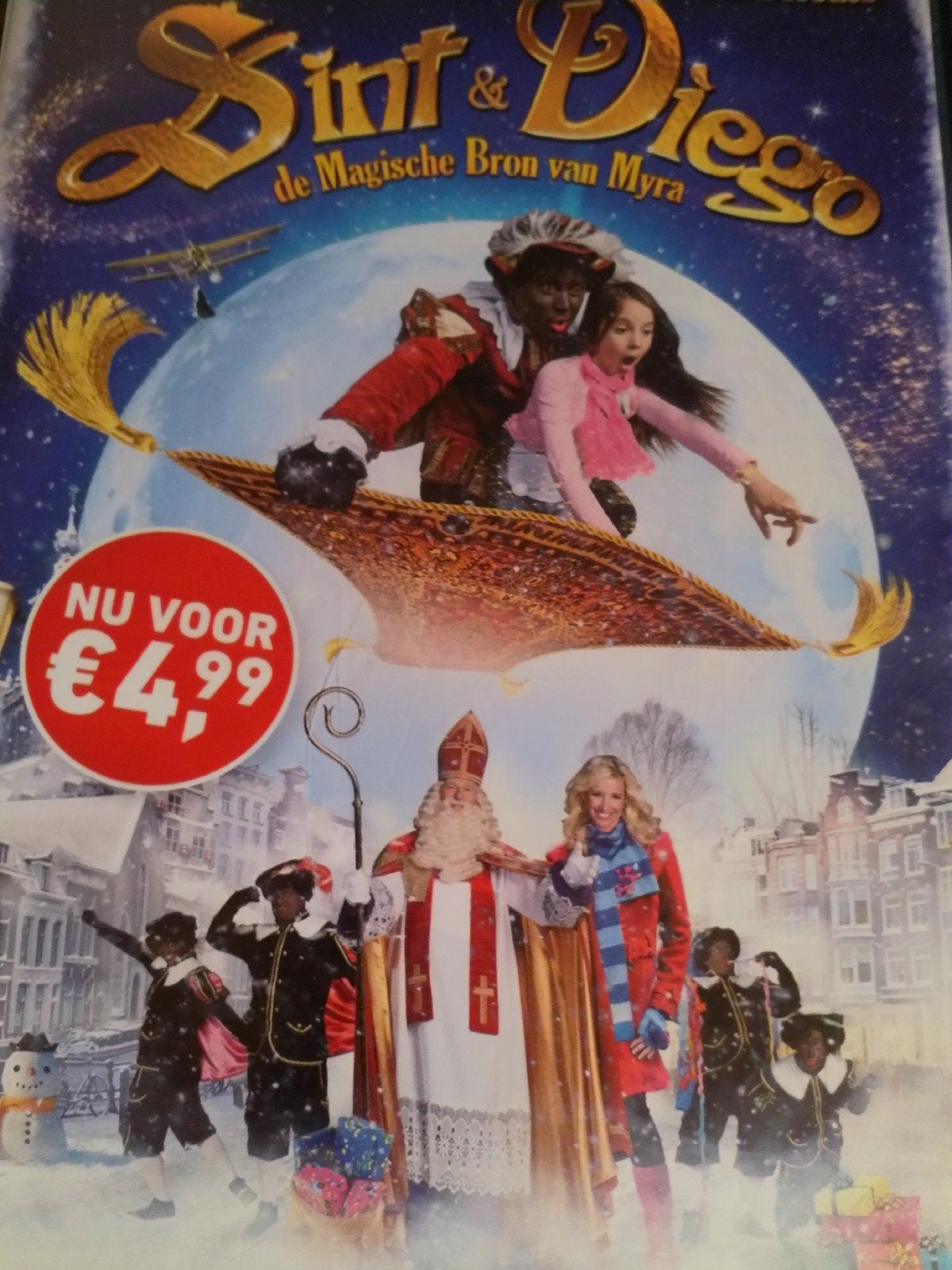 Sint & Diego: De Magische Bron van Myra (DVD), Alle leeftijden, Zo goed als nieuw, Familie, Film
