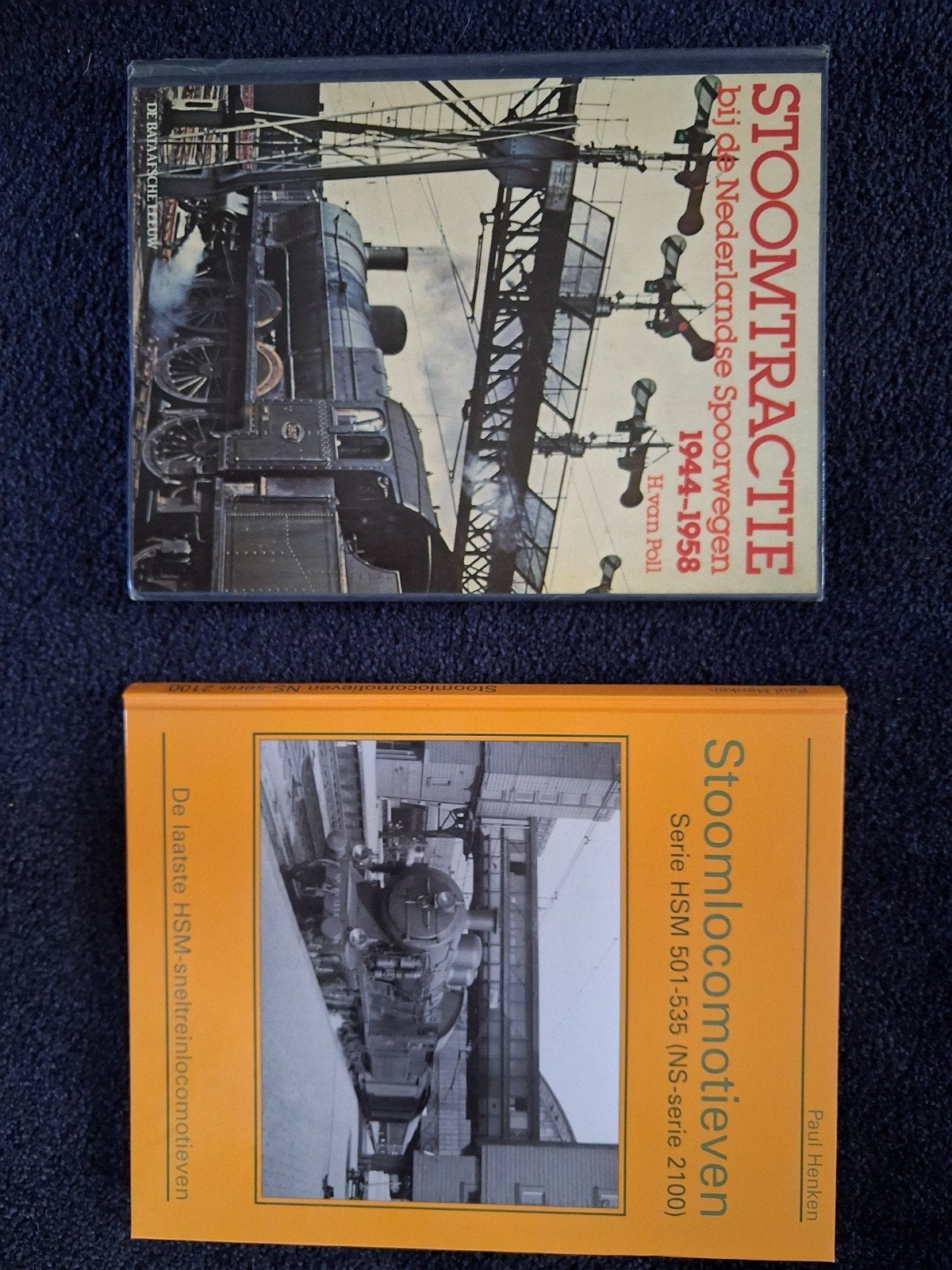 Twee treinboeken voor de liefhebber., Ophalen, Nieuw, H. van Poll, Paul Henken, Trein