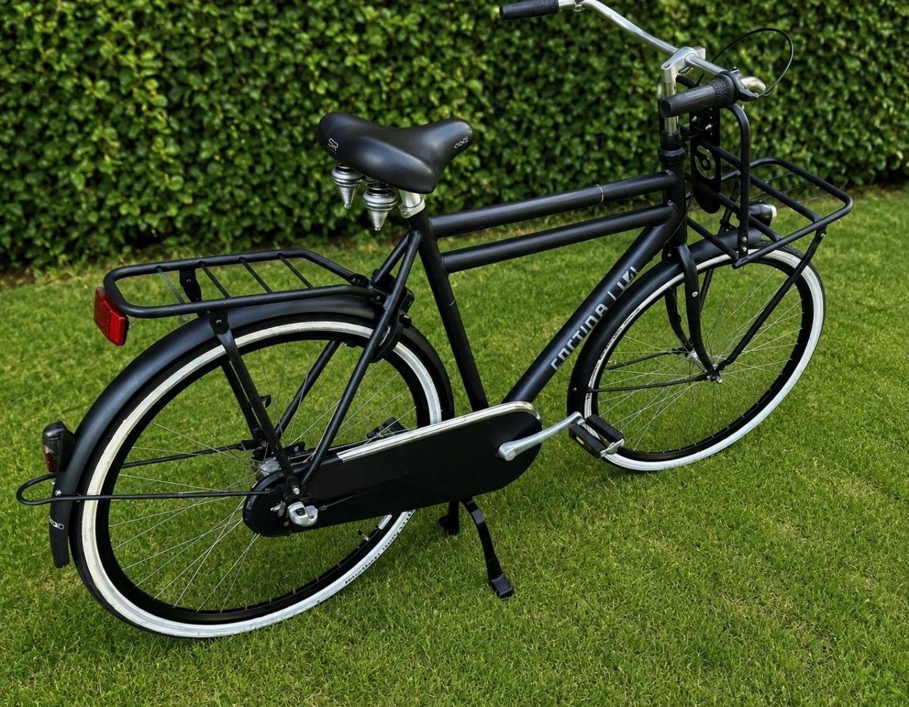 Cortina U4 Transportfiets - Zwart - Zo goed als nieuw, Ophalen, Zo goed als nieuw, Overige merken, Versnellingen