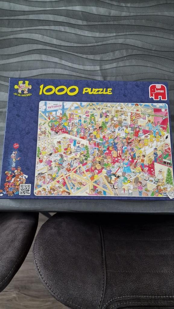 Jumbo 1000 stukjes legpuzzel - de winterfair, Ophalen, 500 t/m 1500 stukjes, Gebruikt, Legpuzzel