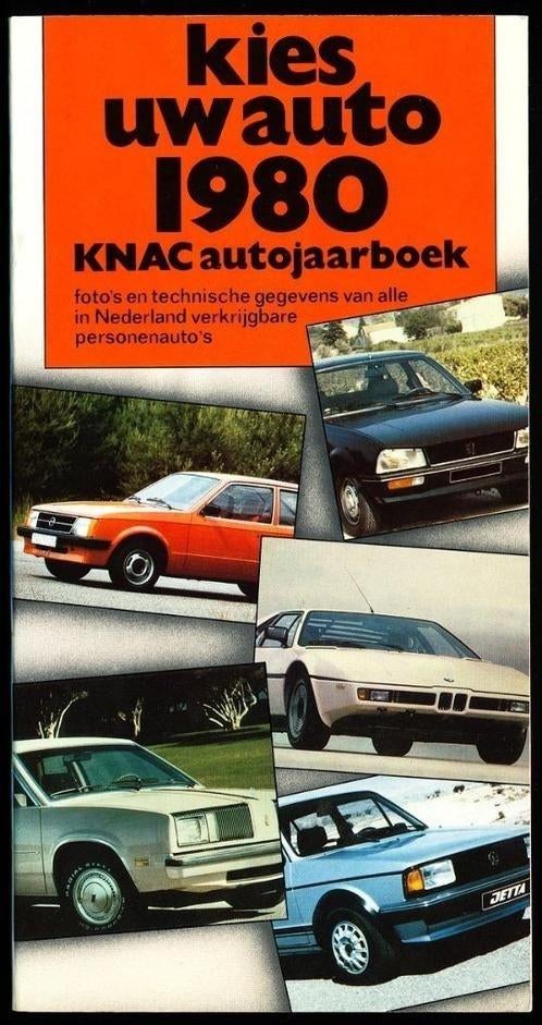 KNAC autojaarboek, Kies uw auto 1980, Algemeen, Verzenden, Zo goed als nieuw, KNAC