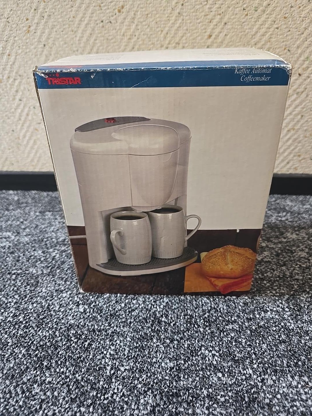 Tristar Café Duo koffiezetapparaat incl. 2 originele mokken, 2 tot 4 kopjes, Ophalen, Koffiemachine, Gemalen koffie