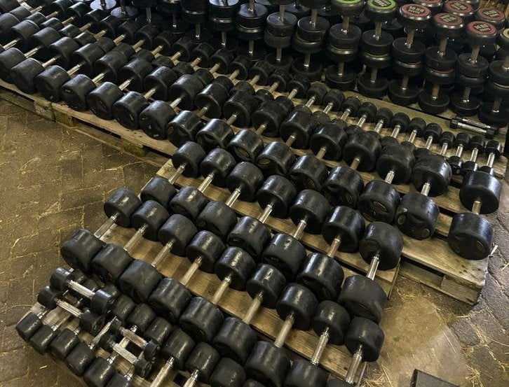 Lifemaxx Dumbbellset 1 t/m 60 kg - koopje!, Ophalen, Gebruikt, Lifemaxx, Lifemaxx